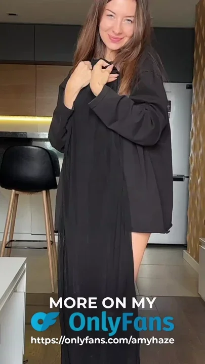Cute Brunette with a Big Juicy Ass Strips Just for You