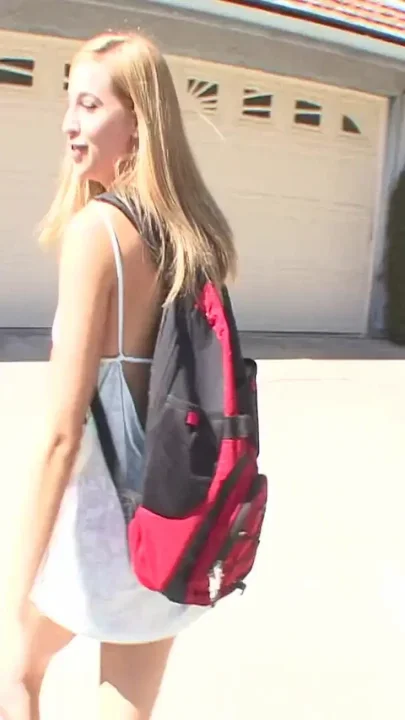 Older guy manages to fuck a stunning blonde teen picked up from the street