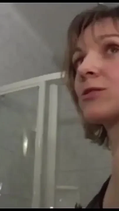 Hot Blonde Fingers Her Hairy Pussy in Bathroom