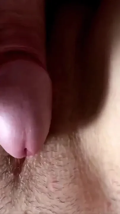 I Rub My Clit in a Puddle of Fresh Warm Sperm Pulsating Pussy Orgasm Girl's POV Close-up