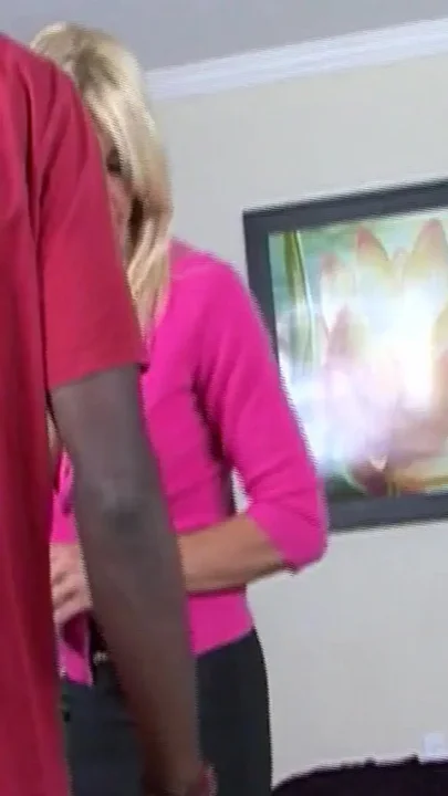 Mature Blonde Rides BBC Till Dripping Wet Climax