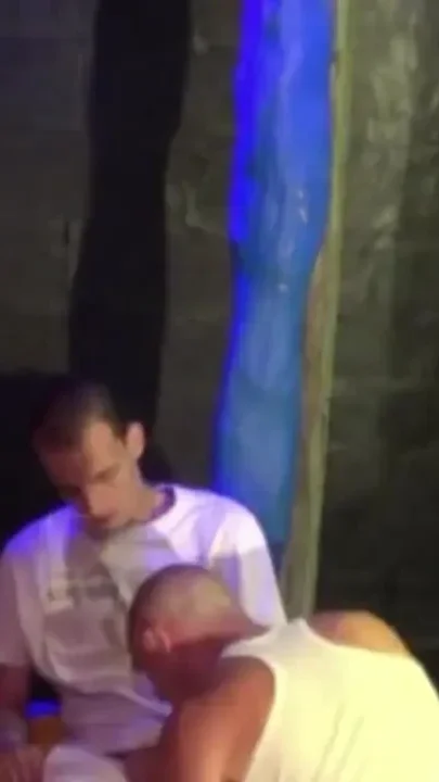 Ryan sucking XXL cock and sniff sneakers
