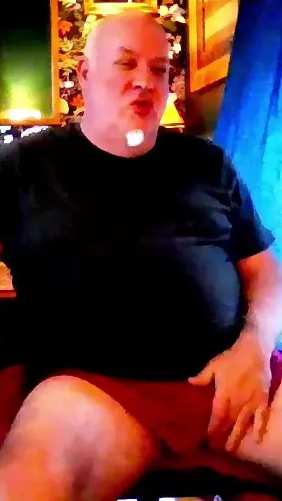 Cam Sex Bear Jerks on the Web in a White Jock