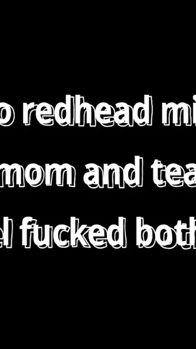 2 Redhead MILF - Stepmom & Teacher Threesome with Horny Stepson