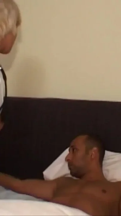 Hot nurse has a self fisting in front of her horny patient