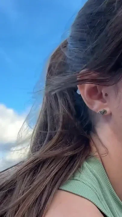Adrenaline Fueled Blowjob Between the Rocks Risk of Getting Caught Facial Clip 1
