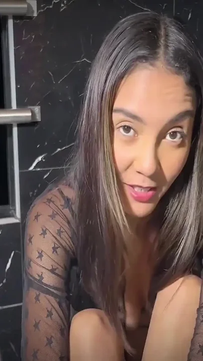Horny Latina Shoves Her Slender Fingers Into Her Juicy Tight Pussy in the Jacuzzy