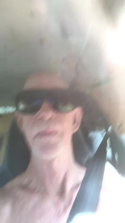 Driving by a school naked