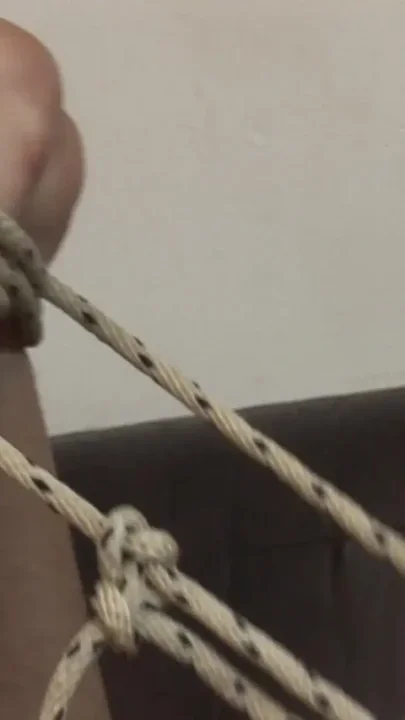 Dirty bondage anal fuck