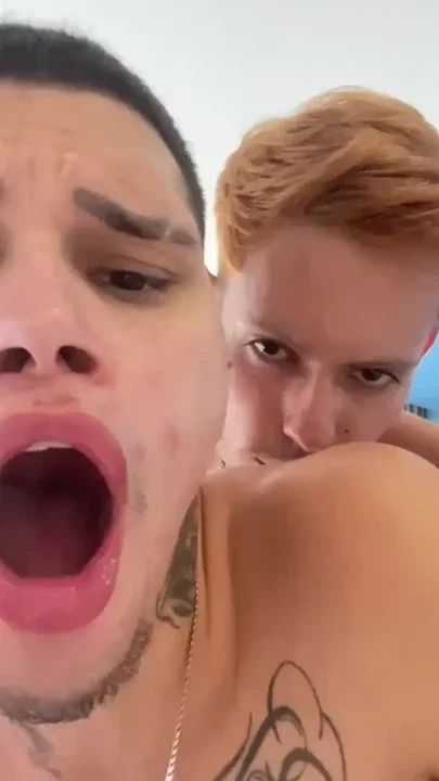 This bastard likes a tongue in the ass Clip 1