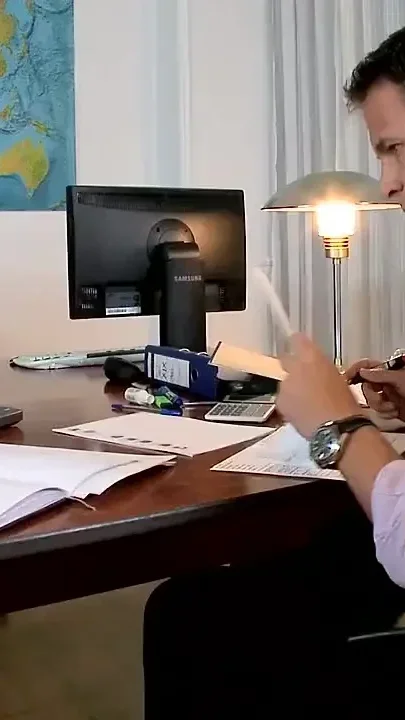 Blonde Secretary Legs Spread Wide Office Fuck