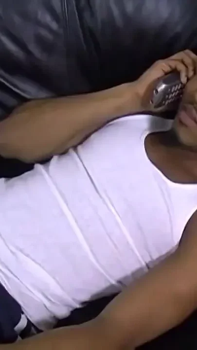 Big black cock sucking black and white guy ass fucking