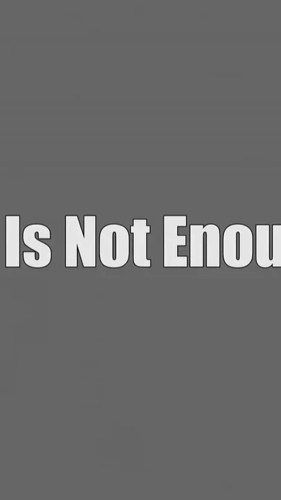 One Is Not Enough