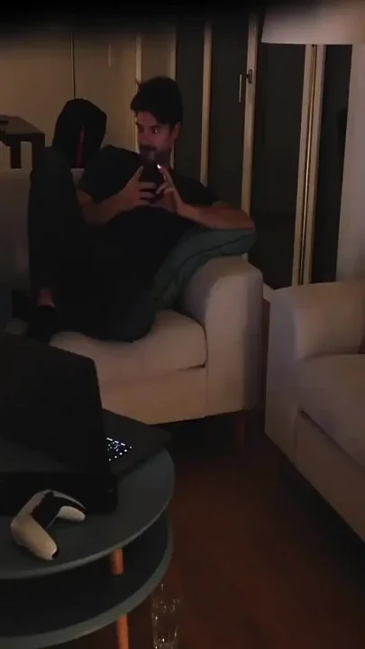 Straight Friend Jerks off with Gay Couple - Real Amateur