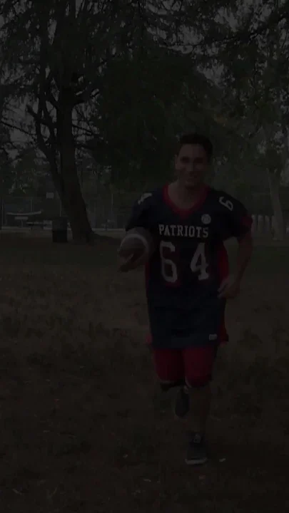 Teen girl and football player gets to it