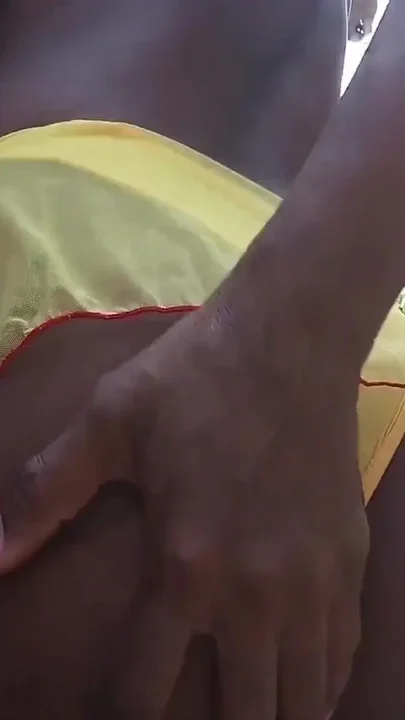 Teasing Rubbing My Pussy Pissing in Sexy Yellow Underwear