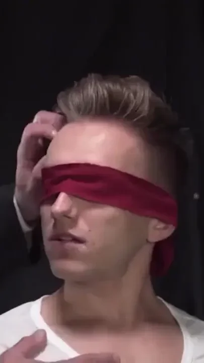 Innocent boy elder Bar gets blindfolded and turned into the new sex toy for the