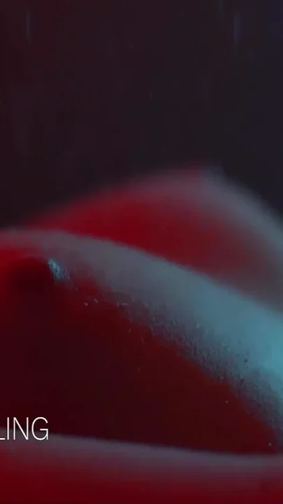 Snow Falling on My Tits and Pussy - Softcore Christmas Tease Closeup