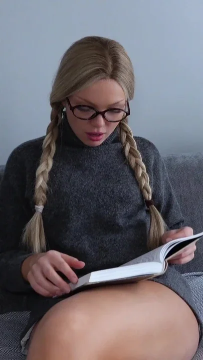 The Straight-a Student Got Fucked Hard and Came on Her Glasses