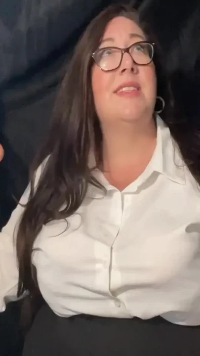 Busty BBW glory hole job interview
