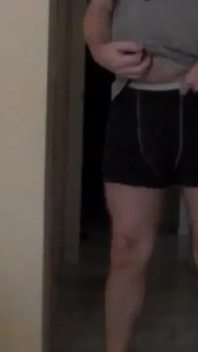 John is Peeing in his Underwear in the Bedroom