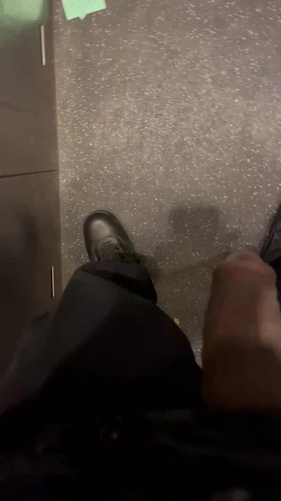 A little fun in public elevator
