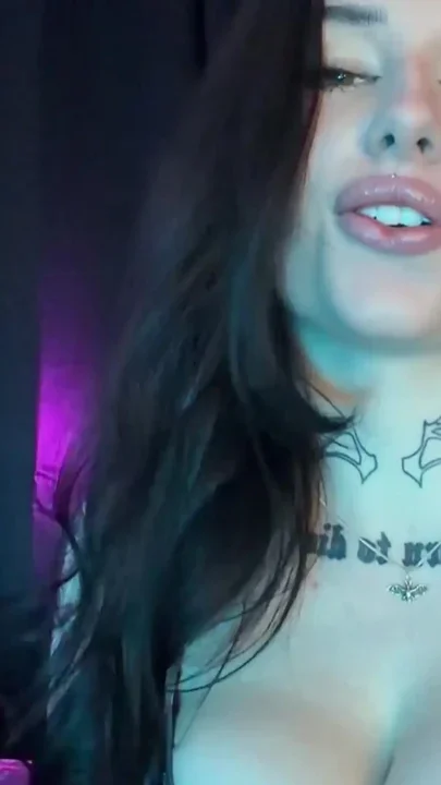 Goth Girl massive tits JOI how long can you last Clip 2