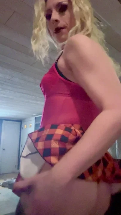 Go ahead lift up my skirt