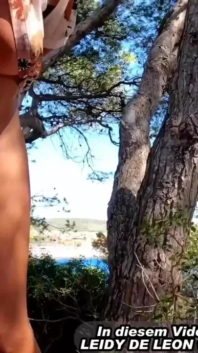 German blonde amateur milf fucked in the forest Clip 2