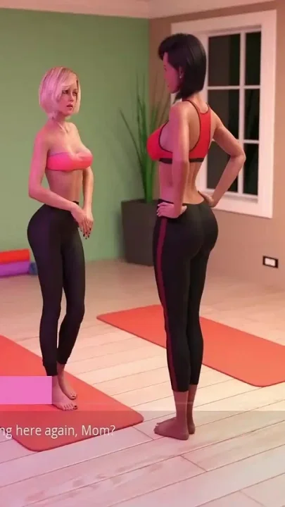 I Cant Resist My Stepmom and Stepsis During Naked Yoga Session - Midnight Paradise