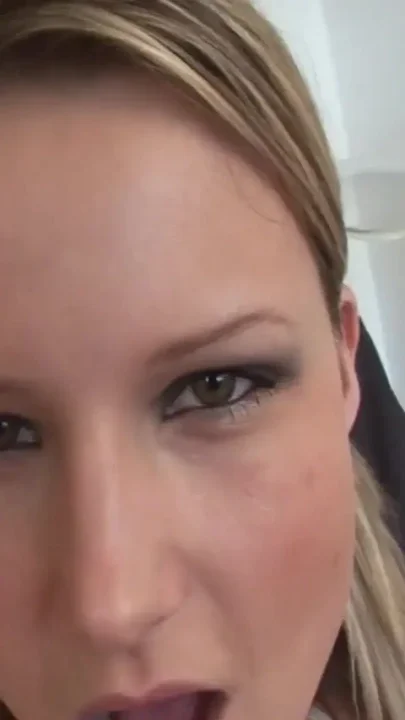 Hot blonde gags on a monster cock gets fucked to a mouth cumshot