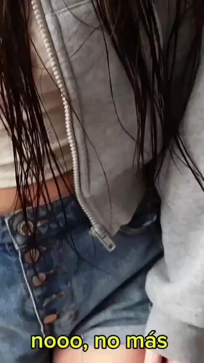 Busty teen stepsister wears jean shorts but decides to fuck secretly so you
