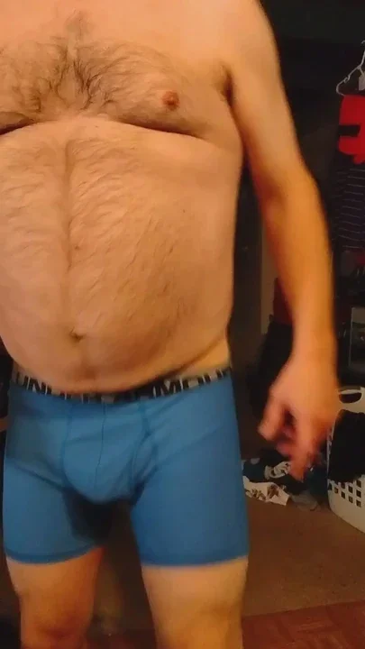 Wetting my boxer briefs feeling the warm piss flow down me soaking the fabric
