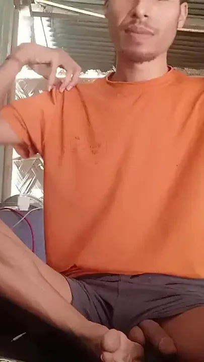 18 Year Old Playing with His Dick Cut Cock