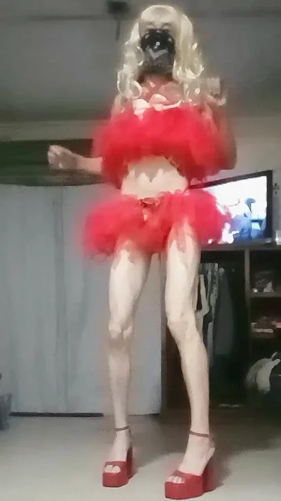 Sexy skinny shemale dances exotic Danzón