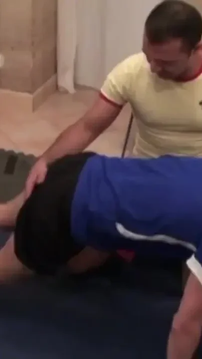 Slut fucked by XXL Arab cock in sport locker room