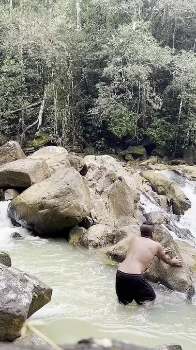 I've been caught next to the river