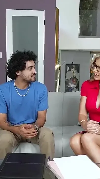 His Teacher's Big Tits Helped Him Study but His Stepmom's Wet Pussy Was His Reward