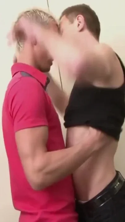 Skinny boy gets fucked by a huge cock to a cumshot