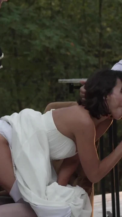 The last time before getting married with two cocks Clip 3