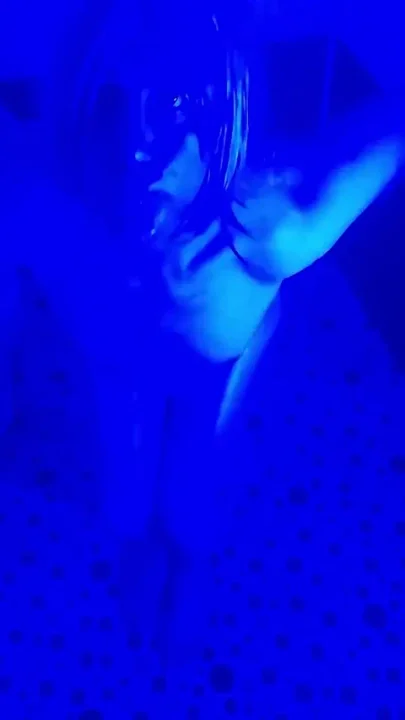 Booty Crossdresser Spanking Own Ass Under the Hot Shower