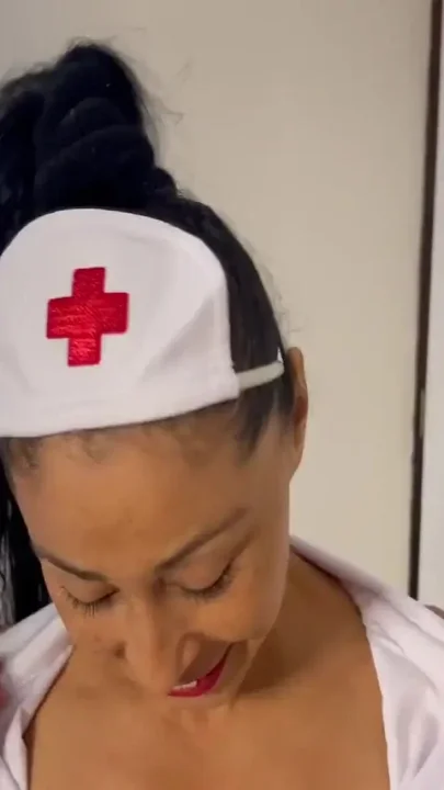 The nurse wants you to cum in her mouth
