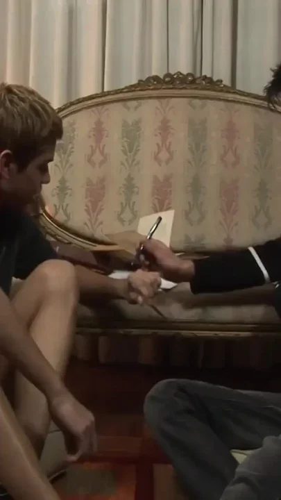 Gay guy fucks his handsome friend