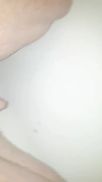 Uncut cock twitching trying not to pee