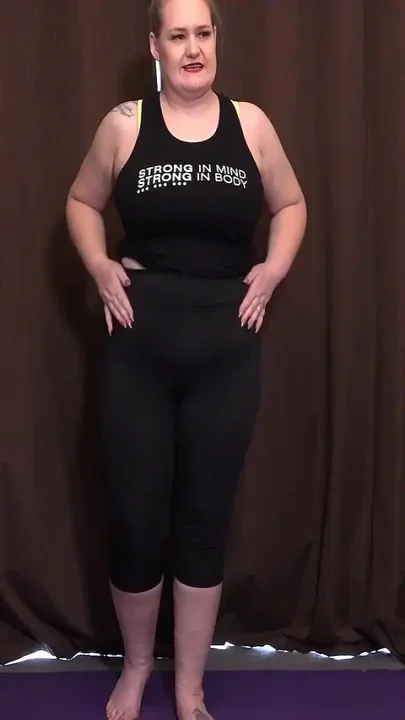 Auntjudys - Working Out with Chubby BBW MILF Becky and Her Big Natural Tits