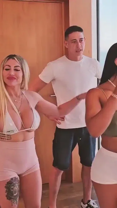 Colombian and Spanish women fuck a stranger's big cock - Carla Boom Mariana