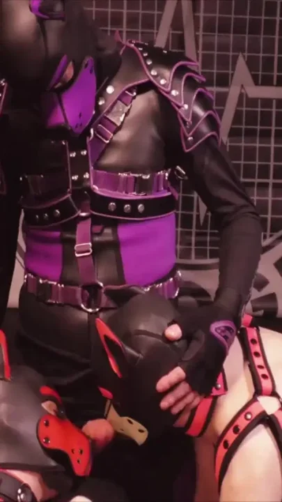 Two bottoms for monster cock