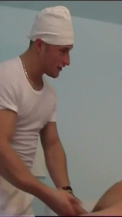 Young doctor fucks his gay patient after a nice blowjob