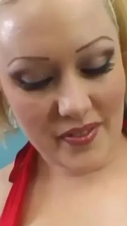 Blonde with big tits and ass takes a solid nice cock