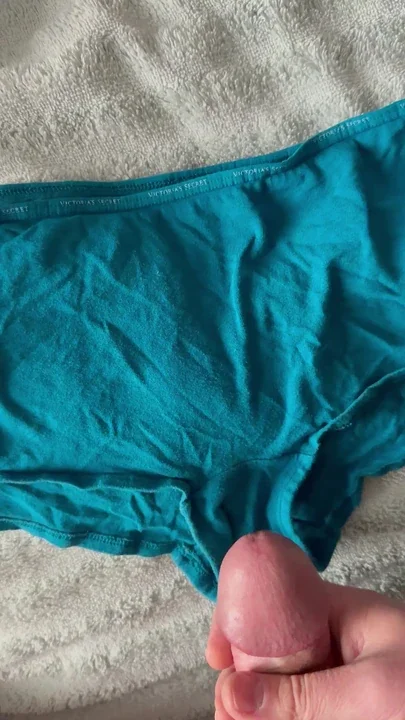 Cum on wifes panties 2